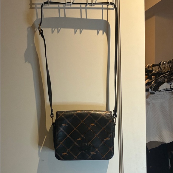 Longchamp Handbags - Longchamp Chic Black and Brown Crossbody Bag👝